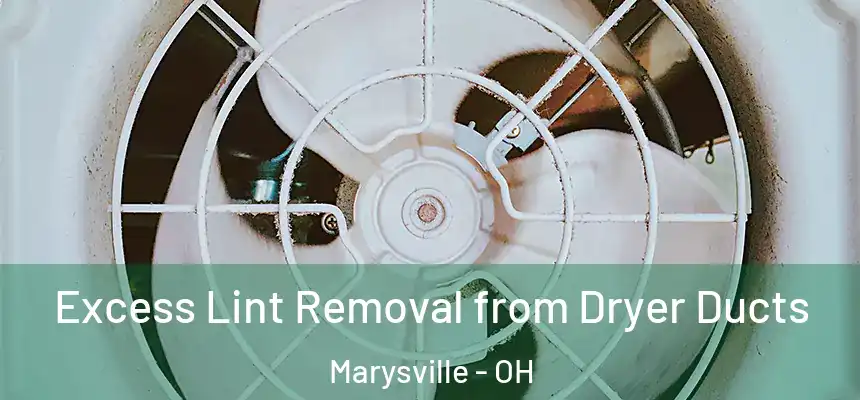 Excess Lint Removal from Dryer Ducts Marysville - OH